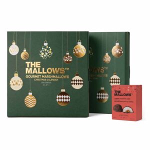 Mixed Christmas Calendar 2026 by Emma Bulow, Julekalender med fyldte og gourmet skumfiduser med chokolade, filled and gourmet marshamallows with chocolate early bird kit deal