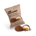 Caramel Filled Marshmallows Double Caramel Chocolate — enkeltpakket flowpack med karamelfyldte skumfiduser, fine cacao og Maldon sea salt | The Mallows Emma Bülow